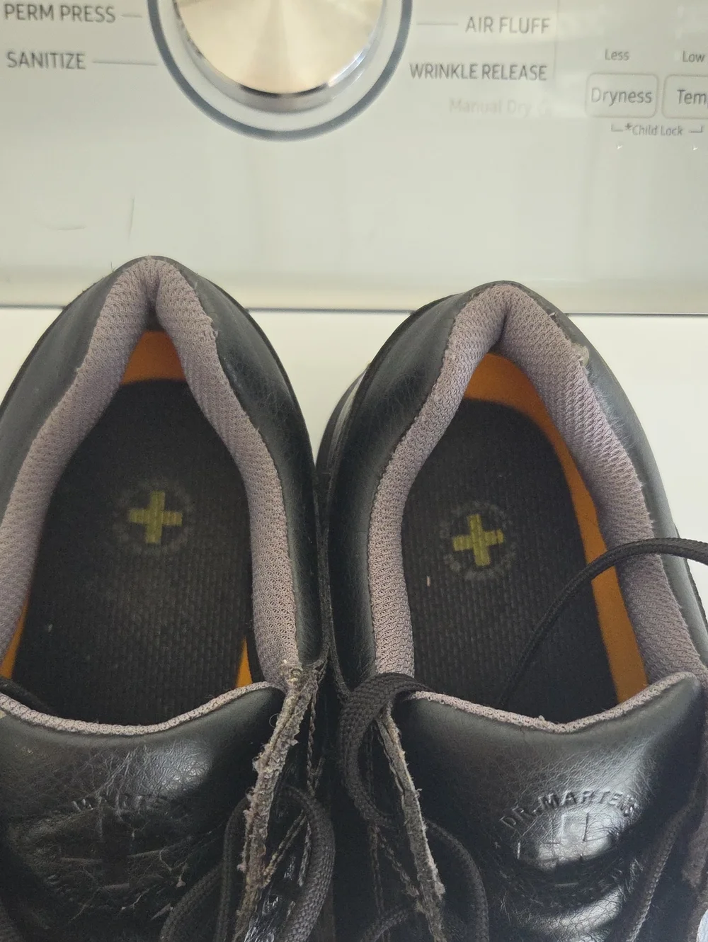 Doc Dr Martens Adirondack Black Leather Casual Oxford Sneakers Shoes Mens Sz 11